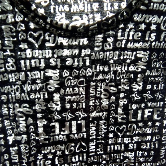 Stranded light weight semi sheer long sleeve - Picture 3 of 4